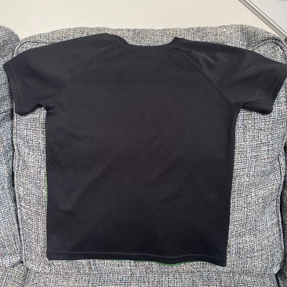 Nickelodeon Boys TMNT Green & Black Short Sleeve Shirt - Size 7